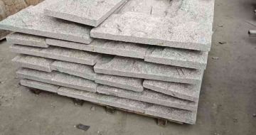 辽阳芝麻白蘑菇石，自然面