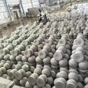 辽阳芝麻白圆球 石球 挡车球
