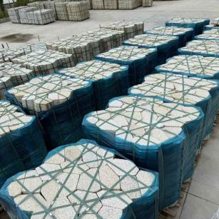 辽阳黄金麻冰裂纹 碎拼