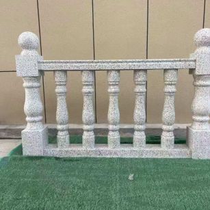 辽阳芝麻白阳台栏杆 花岗岩栏杆